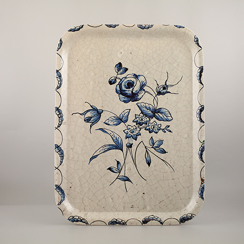 Tray, blue and white rose in the group Gifts at Stiftelsen Prins Eugens Waldemarsudde (10006)